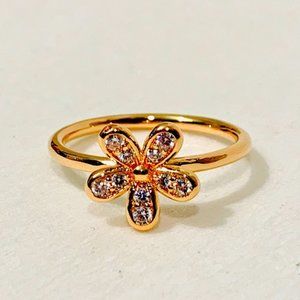 Pandora Rose Gold Ring Dazzling Daisy 180932cz Pandora